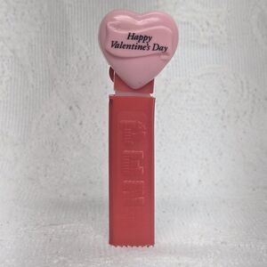 96 Vintage Happy Valentines Day Pez Red Pink 90s Candy Collectible No Feet